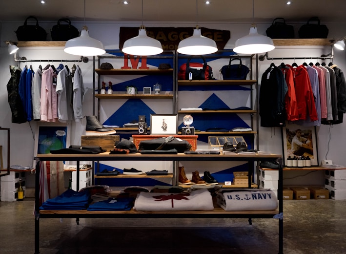 clothes store interior