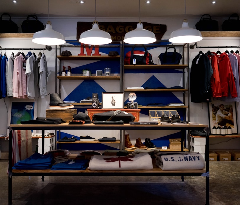 clothes store interior