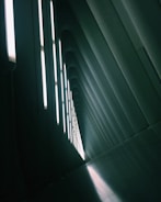 Automated lighting system in a modern apartment hallway