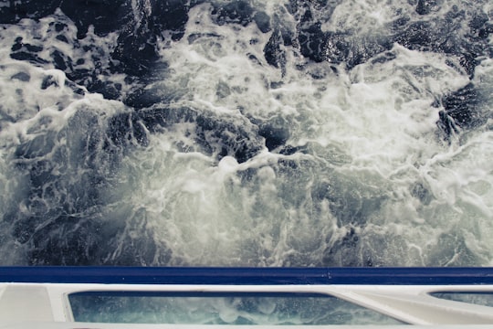 photography of splashing water in Île Bonaventure Canada