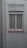 A closed white-framed window with vertical blinds is set into a light gray wall. The wall shows signs of aging and weathering, with some peeling paint above the window. Several thin lines or wires are attached to the window sill, stretching outward, possibly for drying clothes.