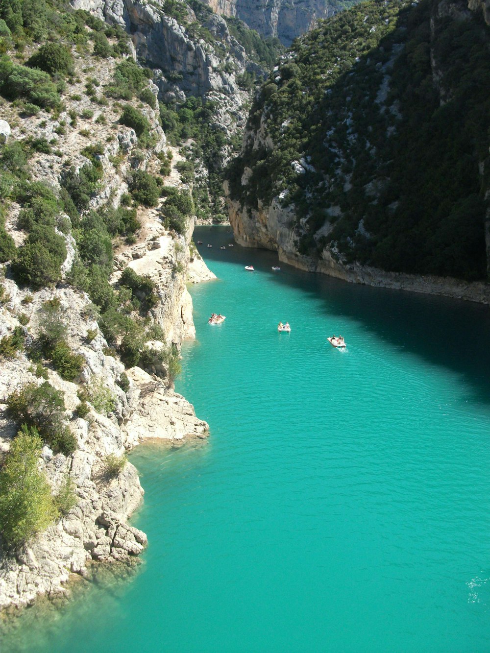 boats on river during daytime