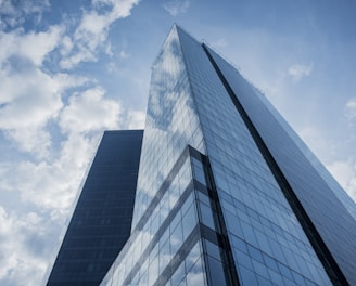 low angle photo of high-rise building