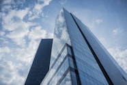 low angle photo of high-rise building