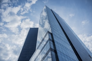 low angle photo of high-rise building