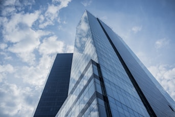 low angle photo of high-rise building