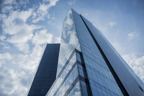low angle photo of high-rise building