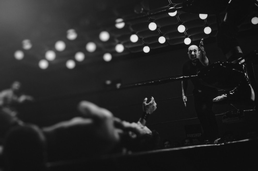 two men playing boxing