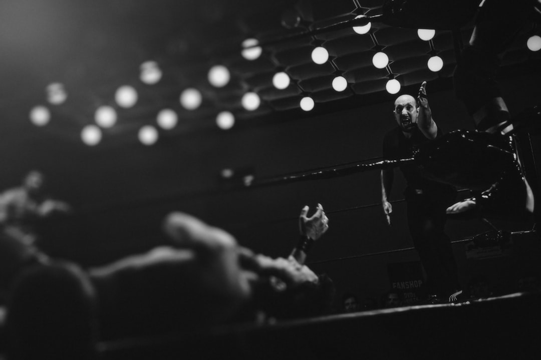 two men playing boxing, KD Ládví wrestling