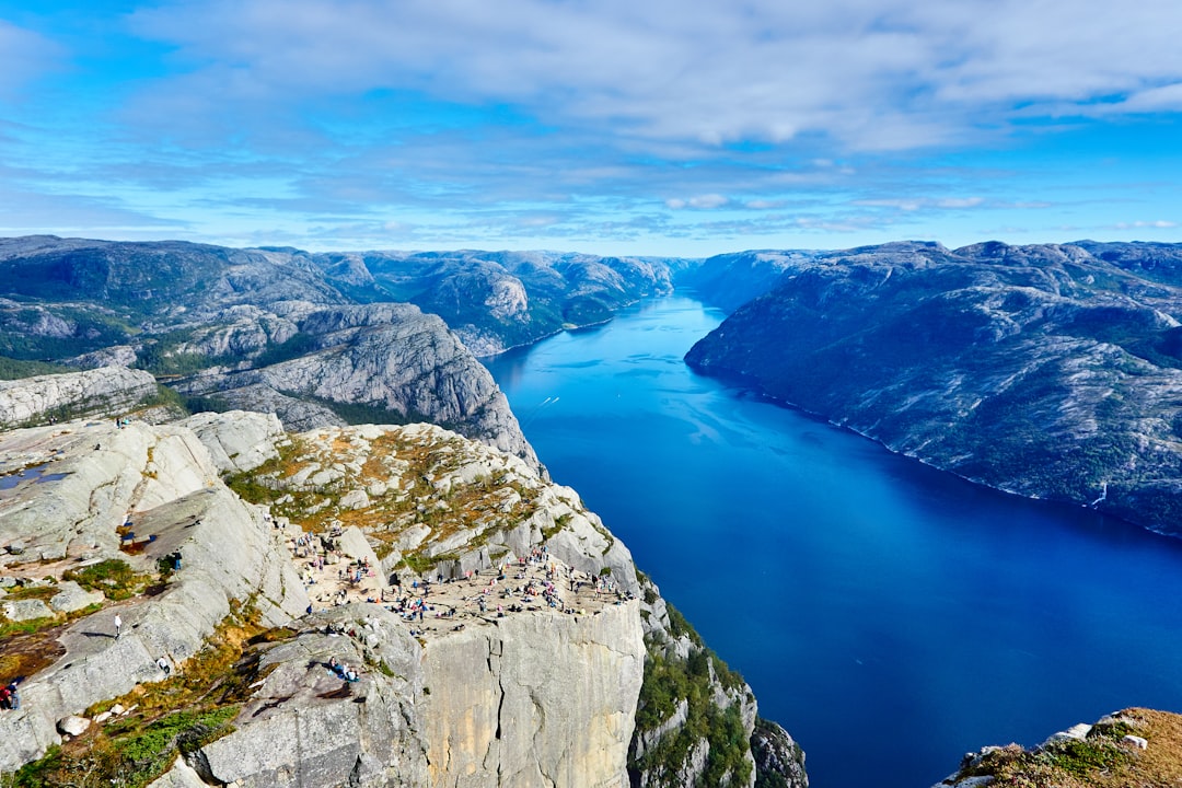 Glacial landform photo spot Preikestolen Lysebotn