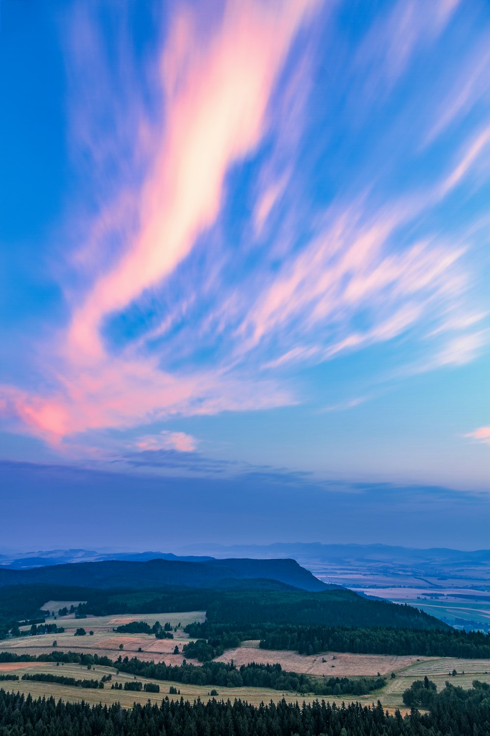 clouds on mountain