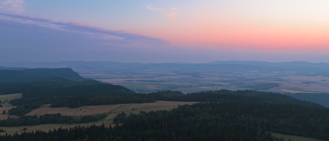 silhouette photo of mountains, Szczeliniec Wielki sunset