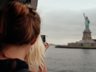 two women near water