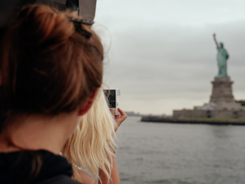 two women near water