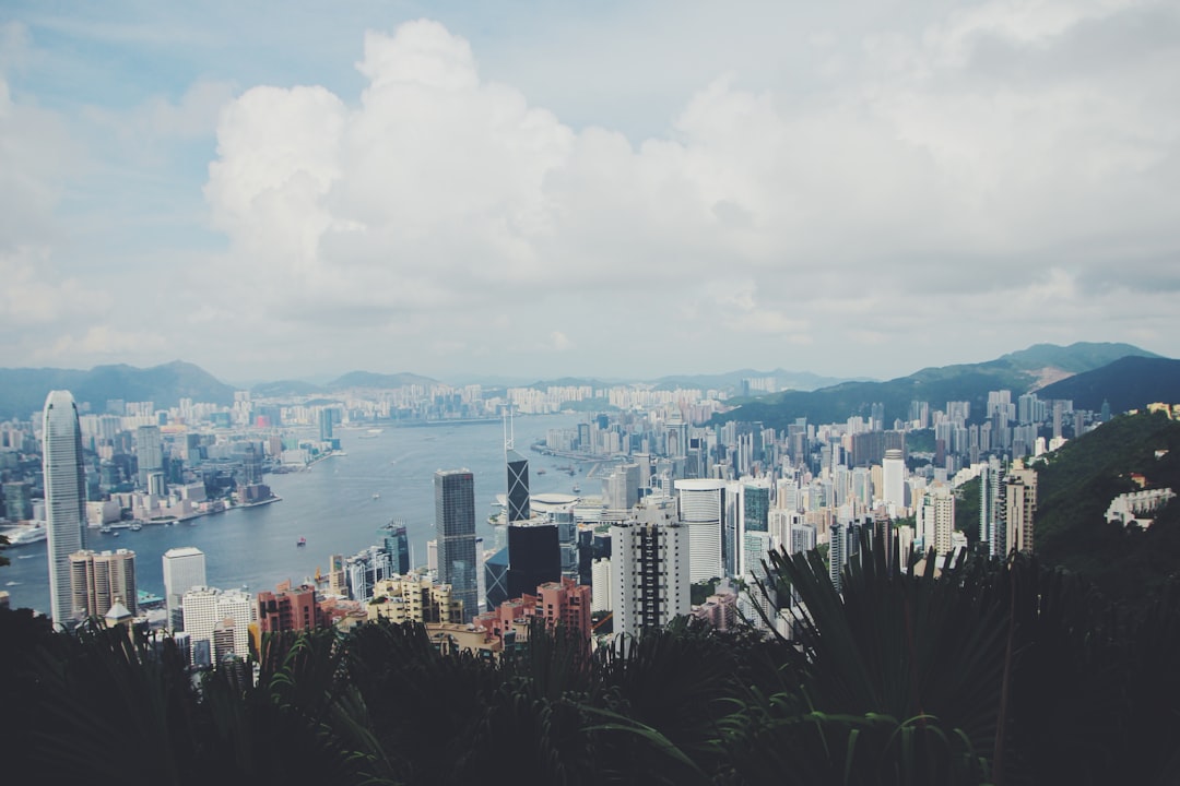 Skyline photo spot í™�ì½© Hong Kong