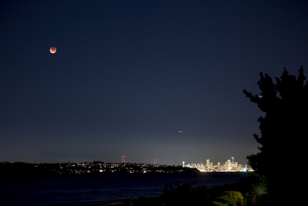 panoramic photography of city at night