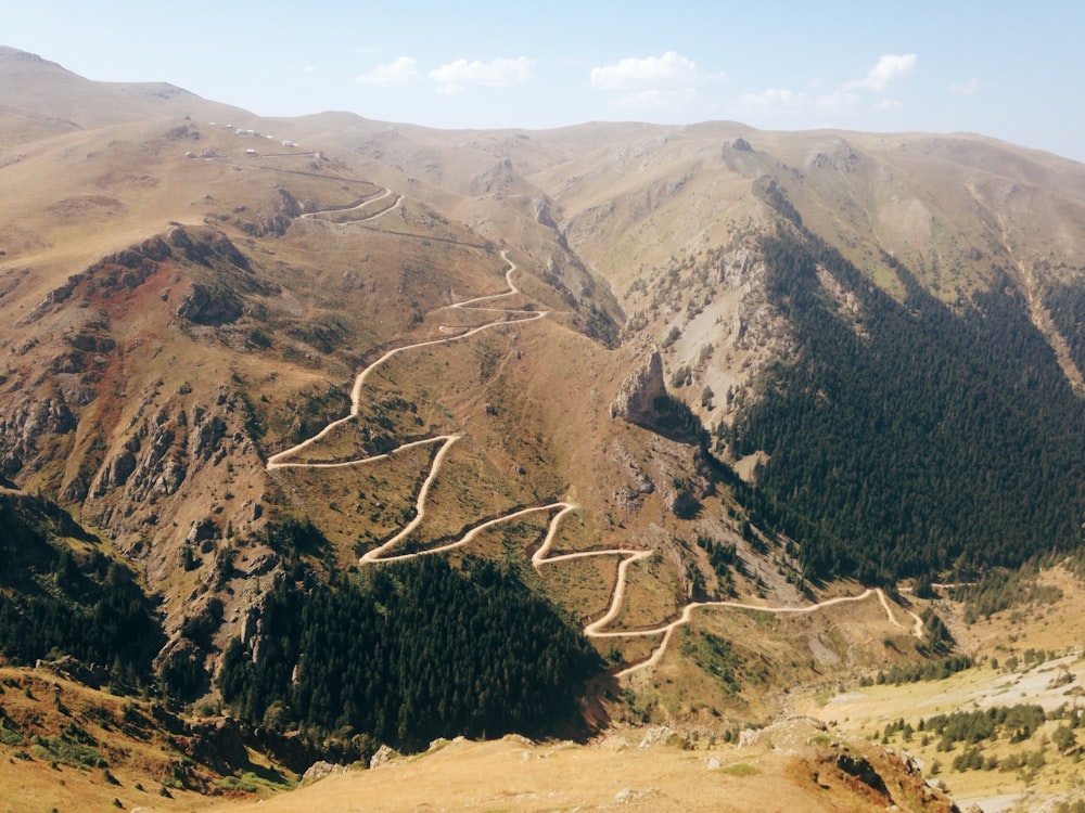 fotografia di paesaggio di montagna