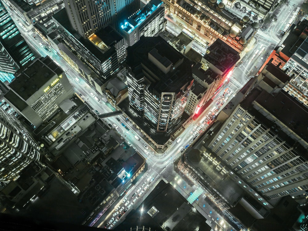 foto aérea da paisagem urbana