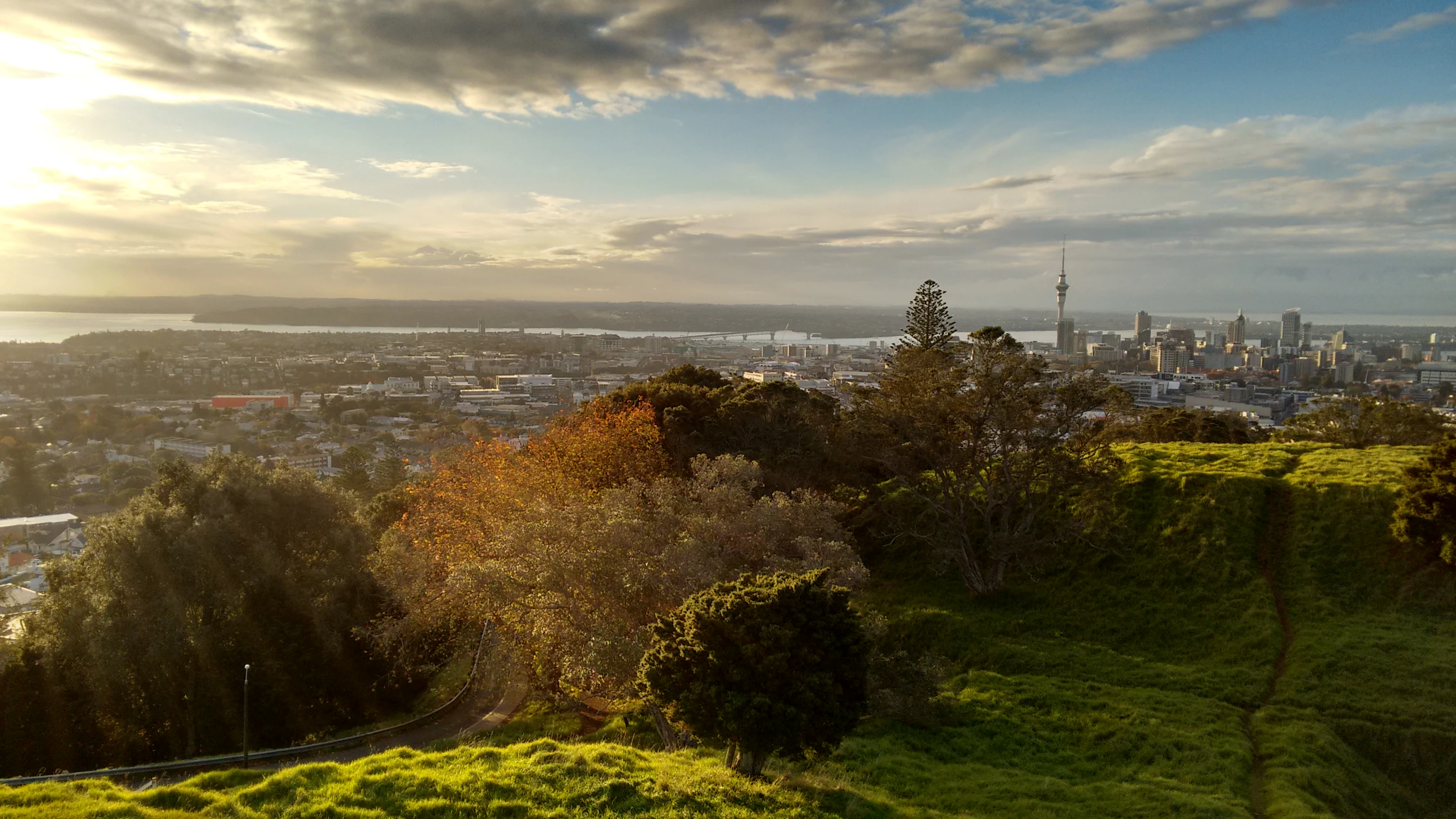 Scenic New Zealand landscape