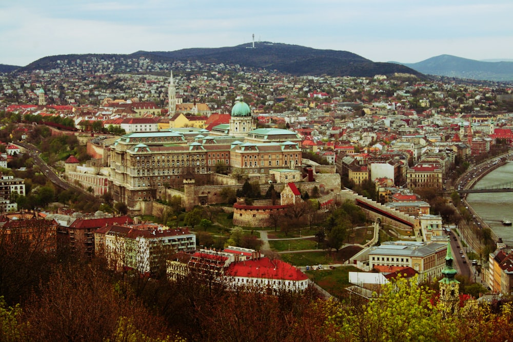 aerial view of old city during daytime