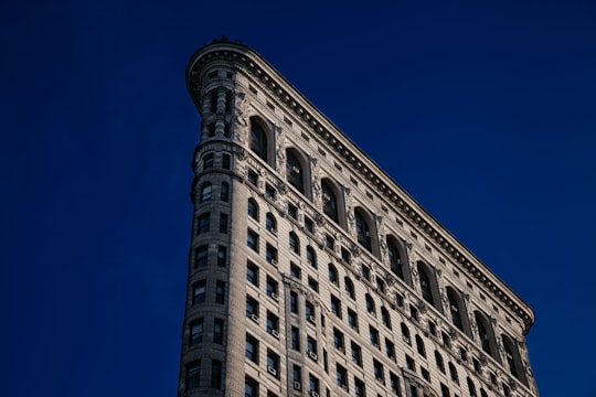 flatiron building, New York in Madison Square Park United States