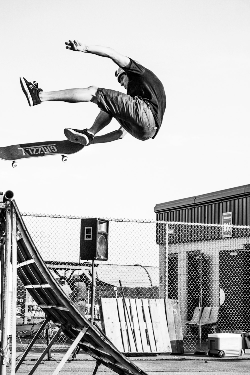 man riding skateboard