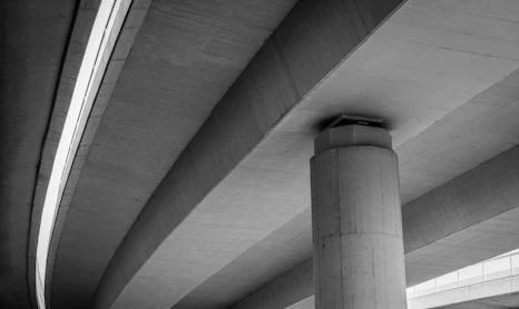 gray overpass road