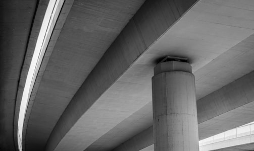 gray overpass road