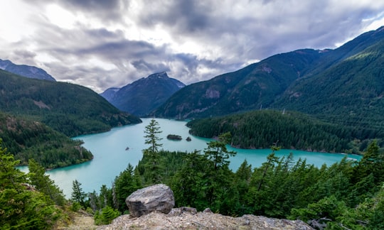 body of water between mountains in Ross Lake National Recreation Area United States