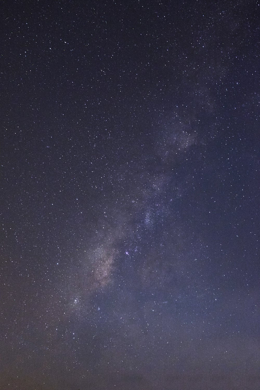 blue starry night sky