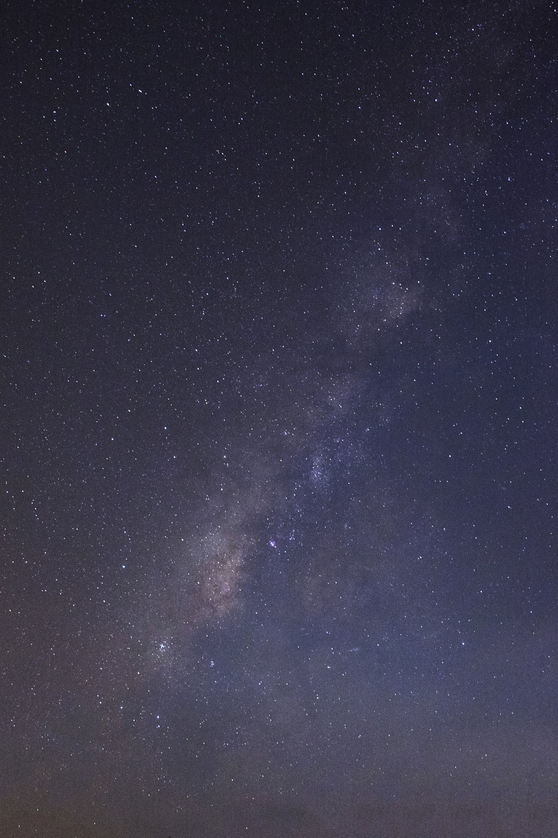 blue starry night sky