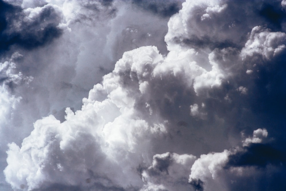 photo of cumulus clouds