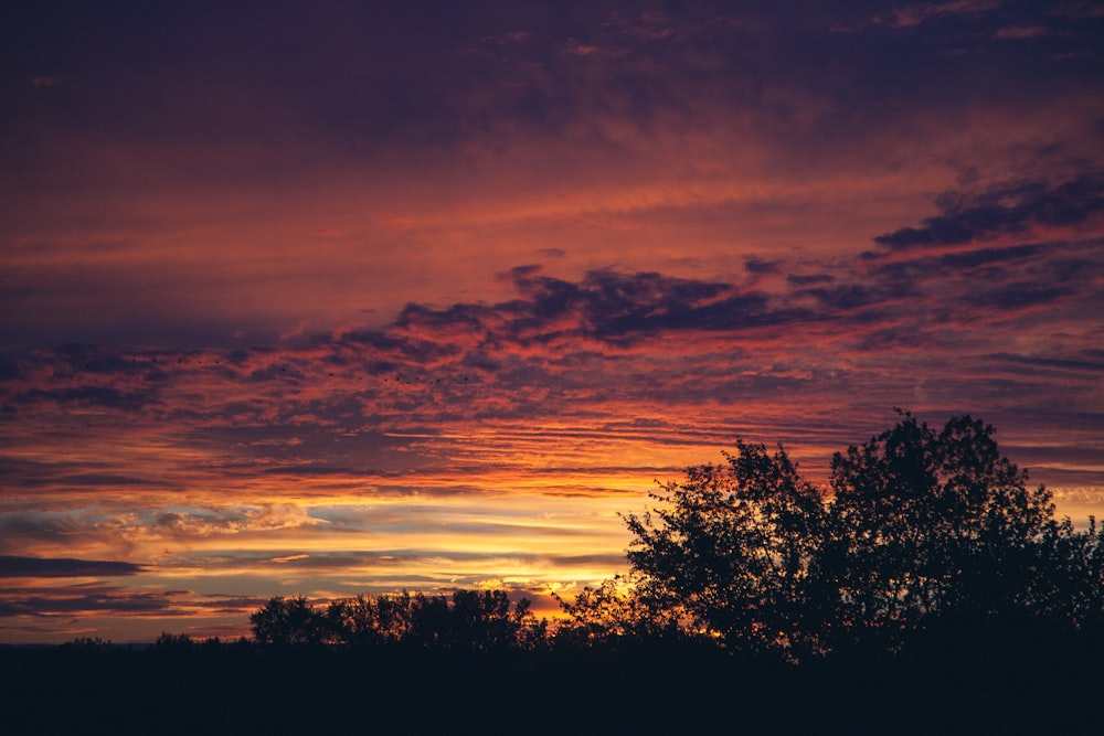 le coucher du soleil