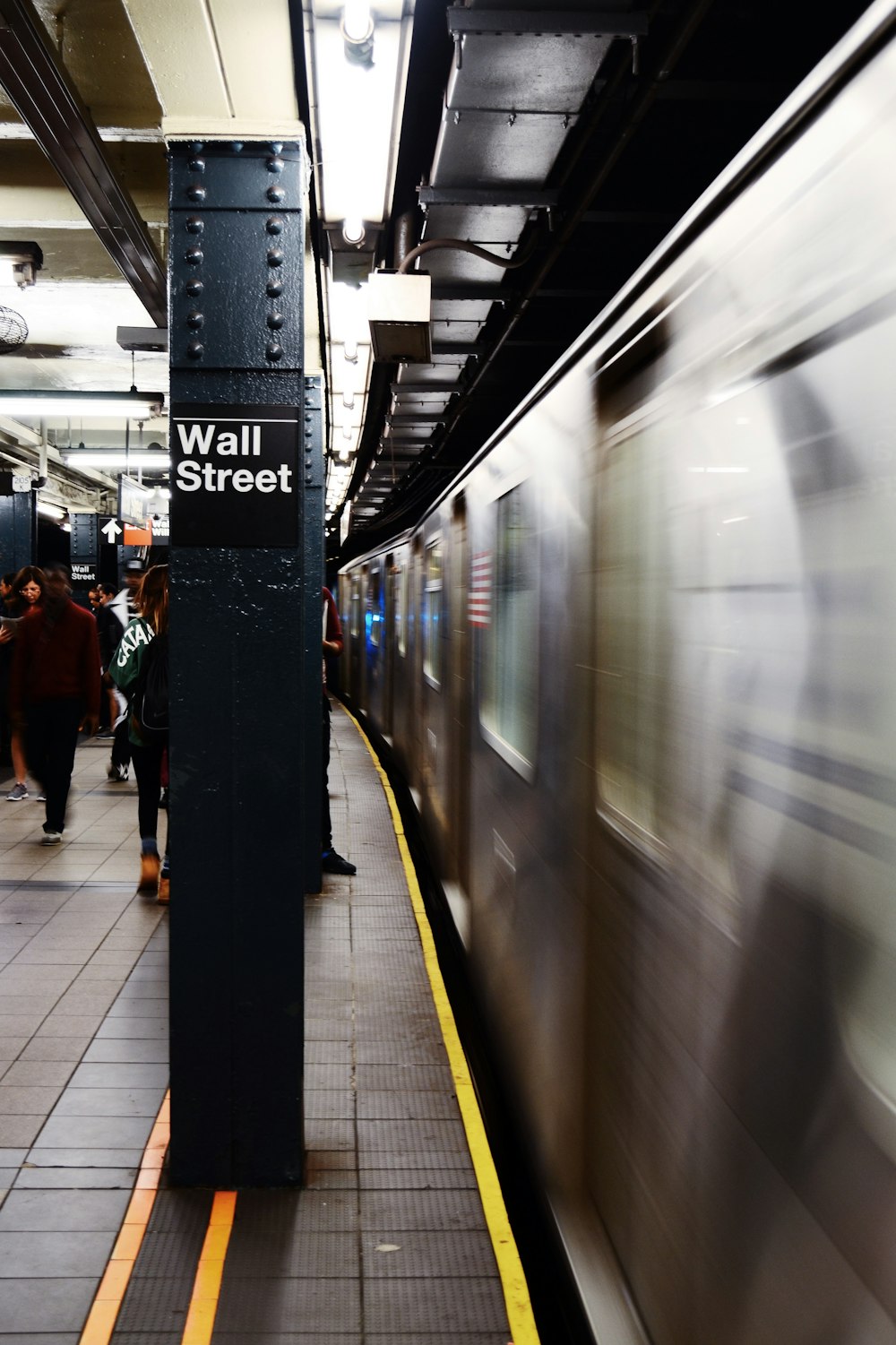 time lapse photography of train station