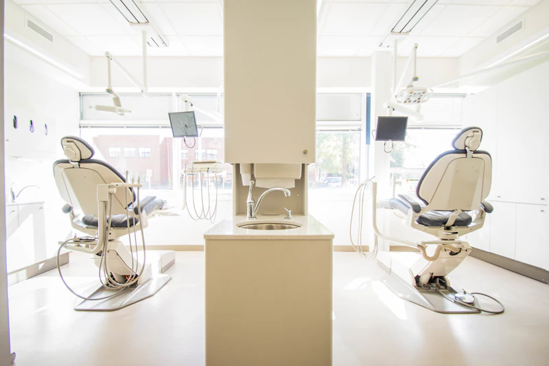 Clean modern dental clinic