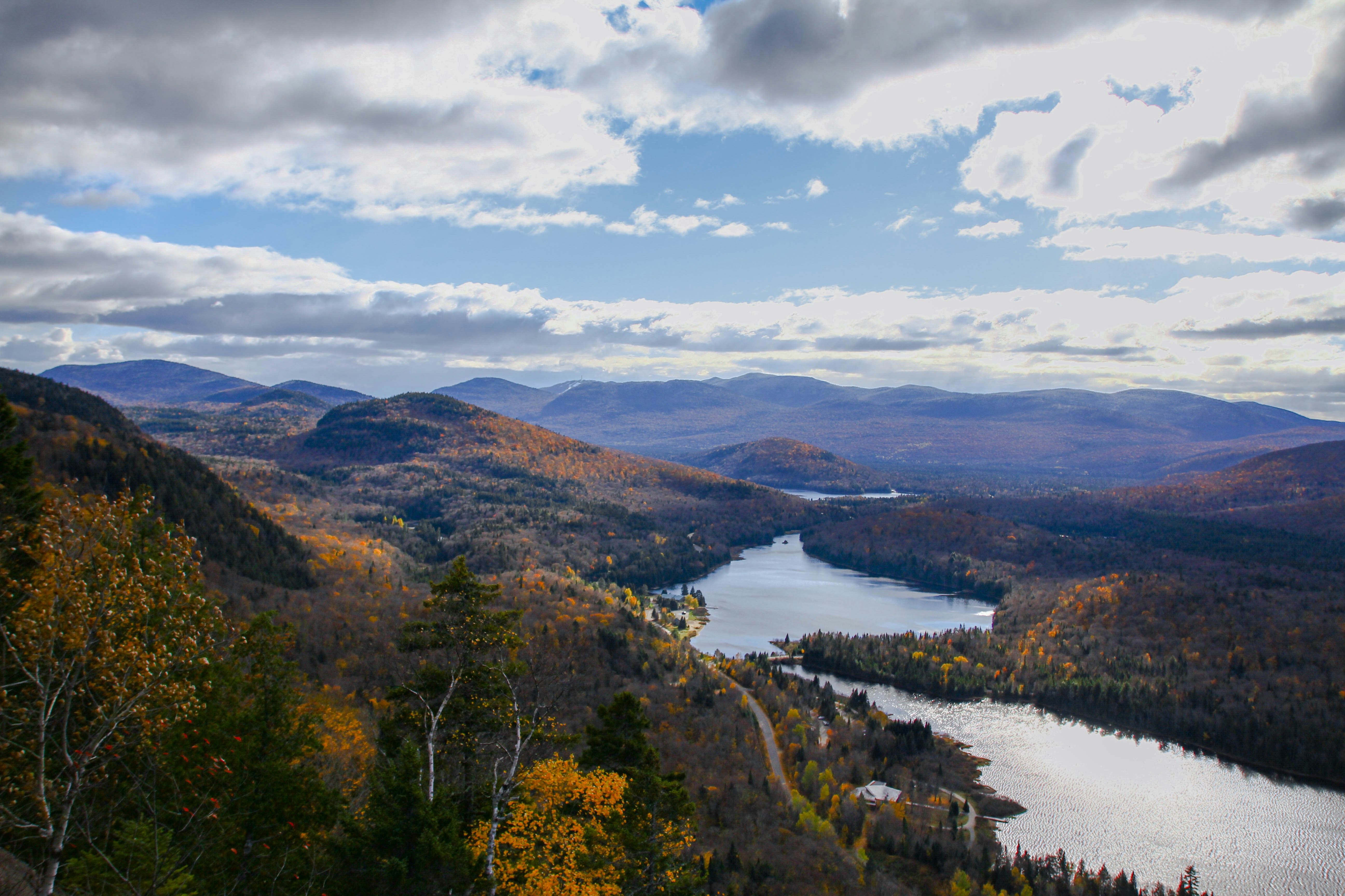 Autumn hills in Mont-Tremblant