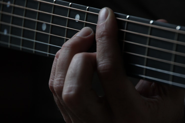 Fingers on frets