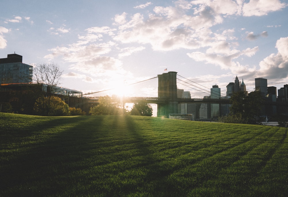 Ponte di Brooklyn durante il giorno