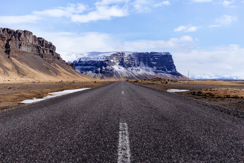 clear road near table mountain