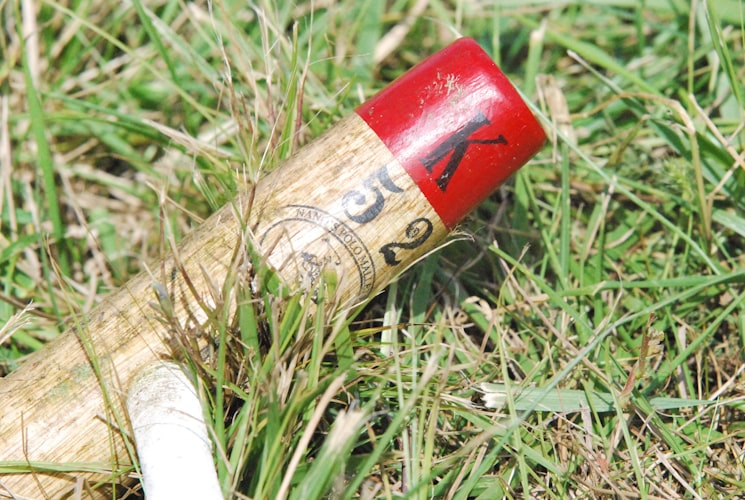 Picture of croquet mallet near Palm Springs California