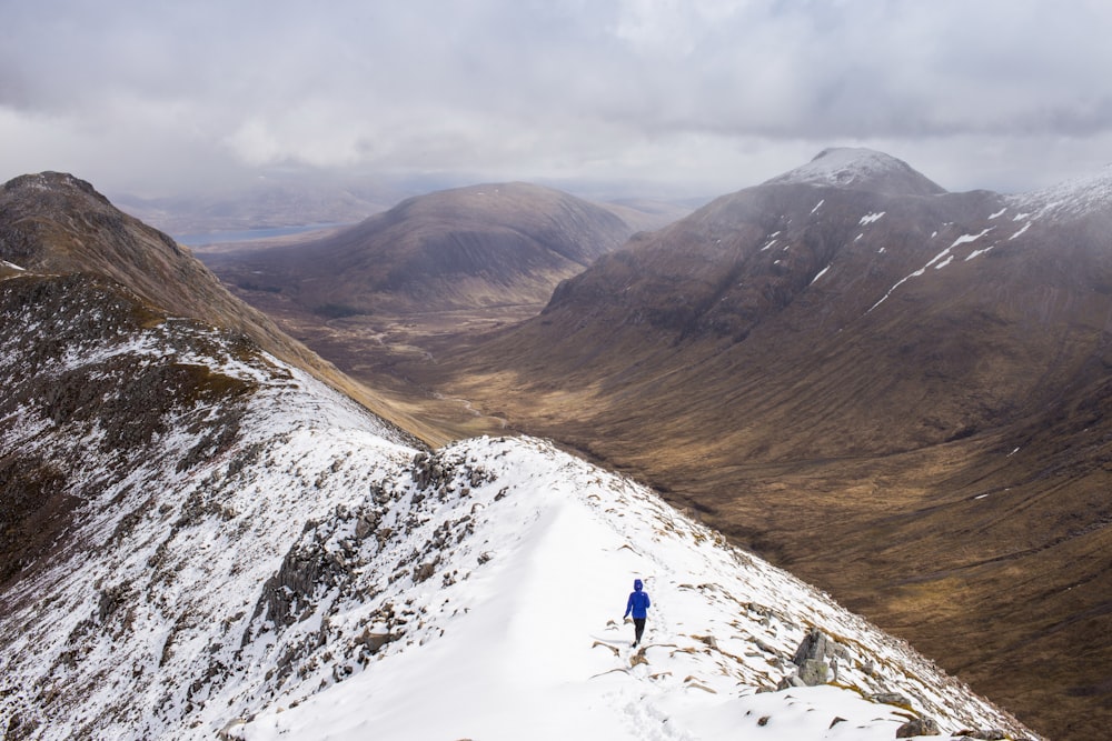 bird's eye view photography of mountain