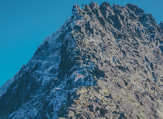 gray and white mountain in Wysokie Tatry Slovakia