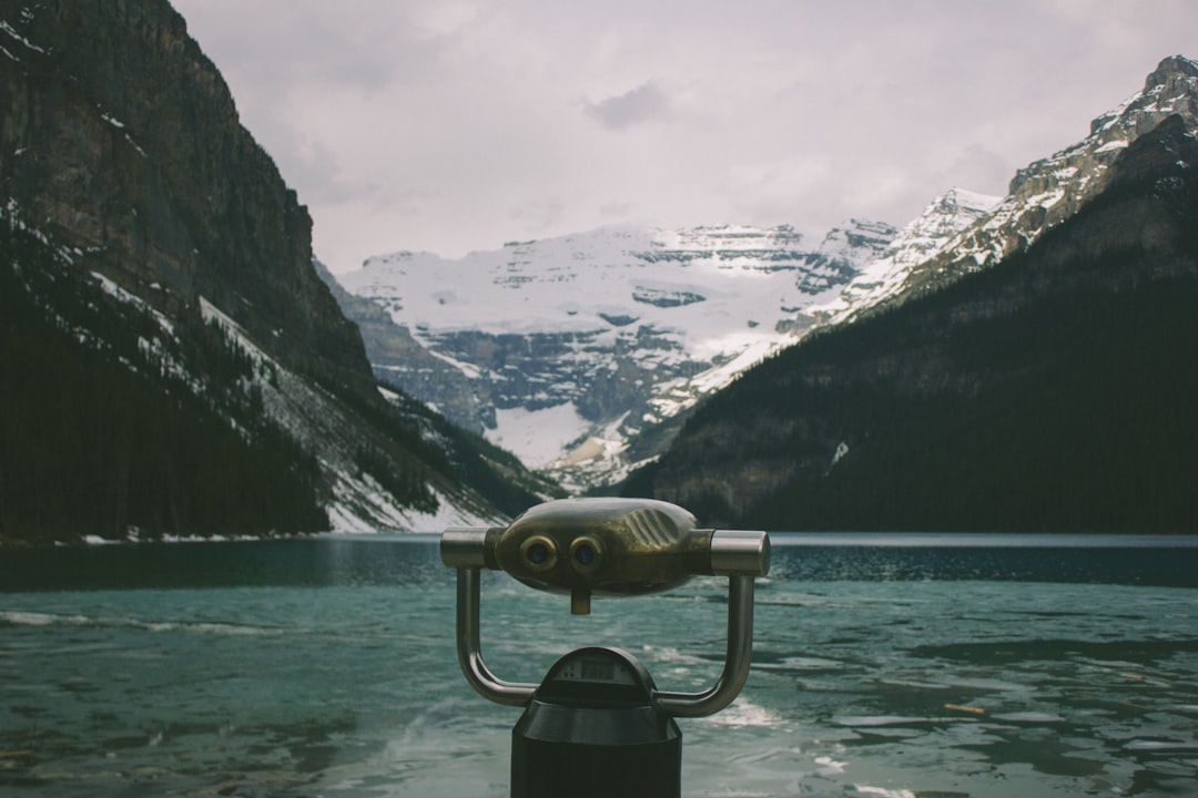 Glacial landform photo spot Lake Louise The Three Sisters