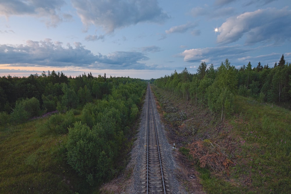 Ruta de la vía férrea del tren