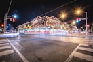 honest store in a lighted city