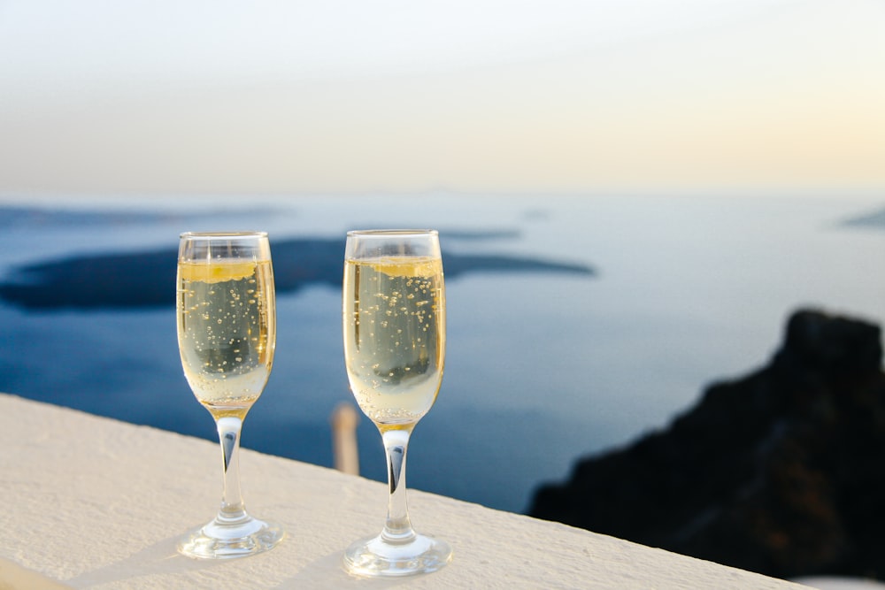 verres à vin mise au point superficielle