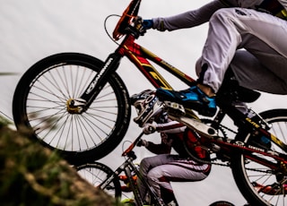 person riding bicycle during daytime