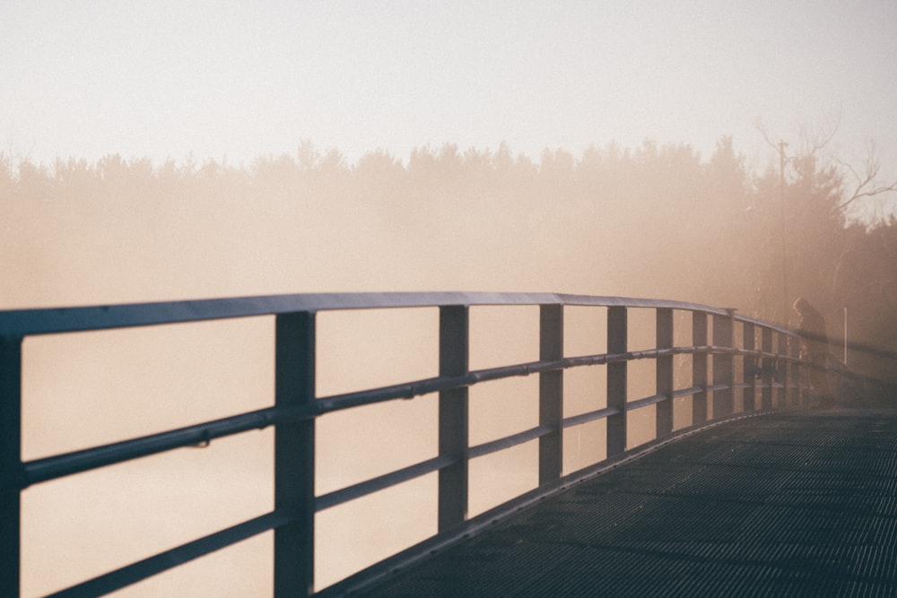 brown wooden bridge