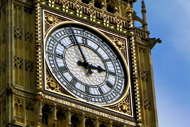 shallow focus of Big Ben