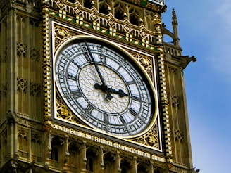 shallow focus of Big Ben